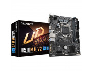 GIGABYTE H510M H V2, Socket 1200, Intel® Q470 (11/10th Gen CPU), Dual 2xDDR4-3200, CPU Intel graphics, VGA, HDMI, 1xPCIe X16, 4xSATA3, RAID, 1xM.2, 1xPCIe X1, ALC887 HDA, GbE LAN, 4xUSB3.2, RGB Led, mATX